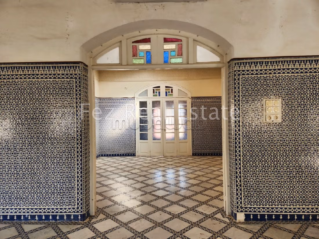 A vendre Villa historique dans la médina de Fès