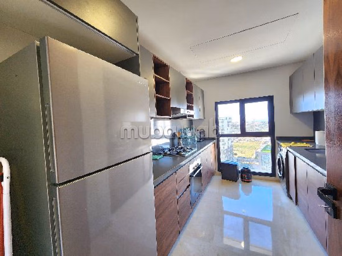 Bonito piso en alquiler en Casablanca Finance City. 2 bonitas habitaciones. Bien decorado.