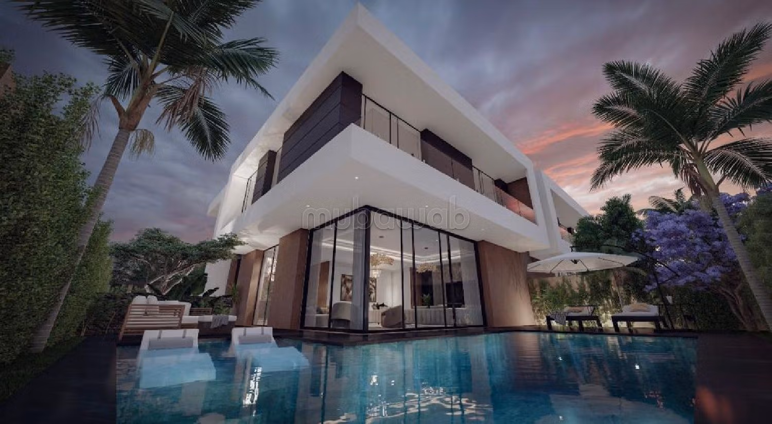 Splendide villa à vendre à Route de Tahanaout. Surface totale 361 m²