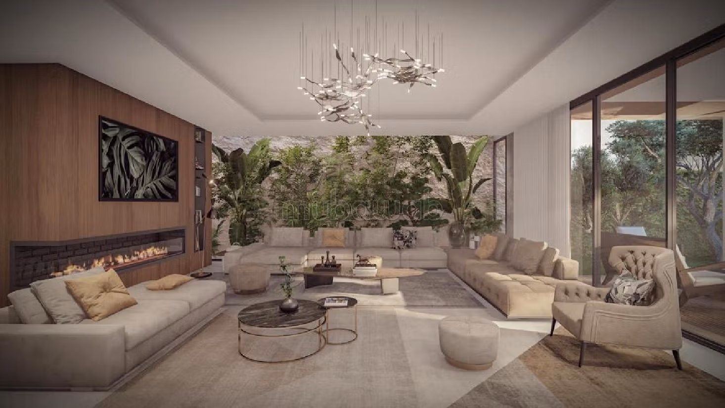 Splendide villa à vendre à Route de Tahanaout. Surface totale 361 m²