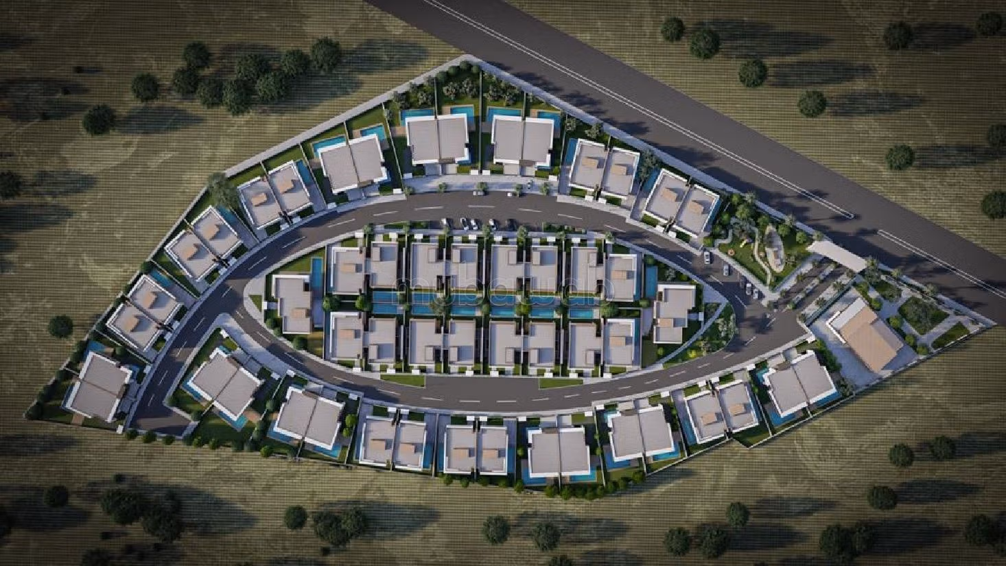 Splendide villa à vendre à Route de Tahanaout. Surface totale 361 m²