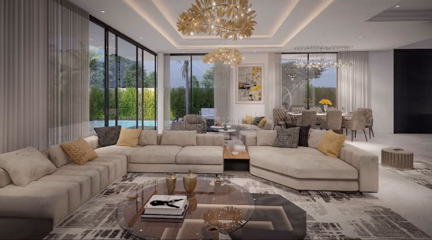 Splendide villa à vendre à Route de Tahanaout. Surface totale 361 m²