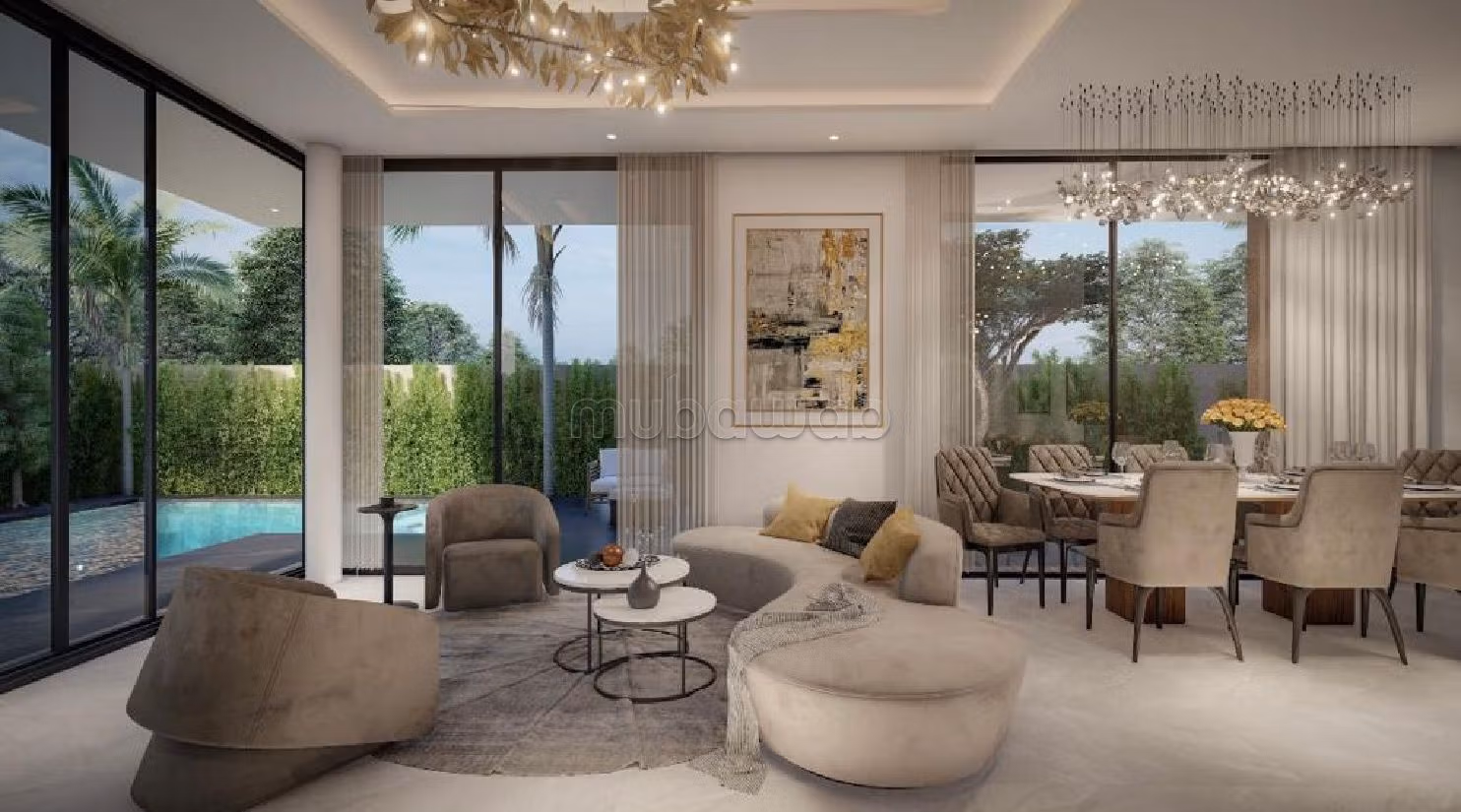 Splendide villa à vendre à Route de Tahanaout. Surface totale 361 m²