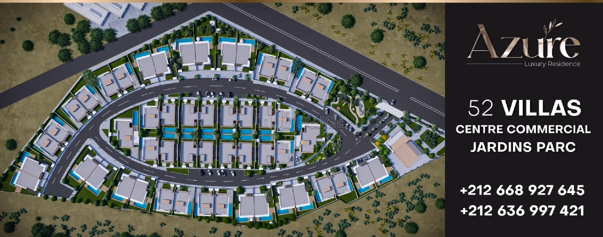 Splendide villa à vendre à Route de Tahanaout. Surface totale 361 m²