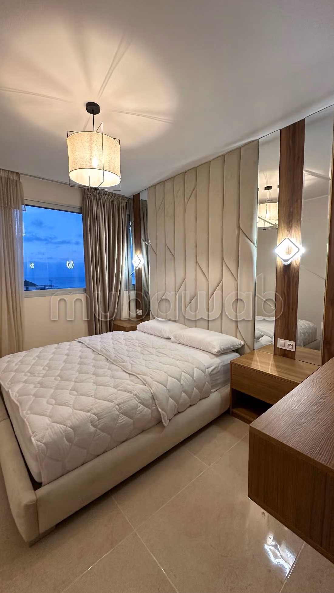 Apartment for rent in De La Plage. 2 lovely rooms. Fully furnished.