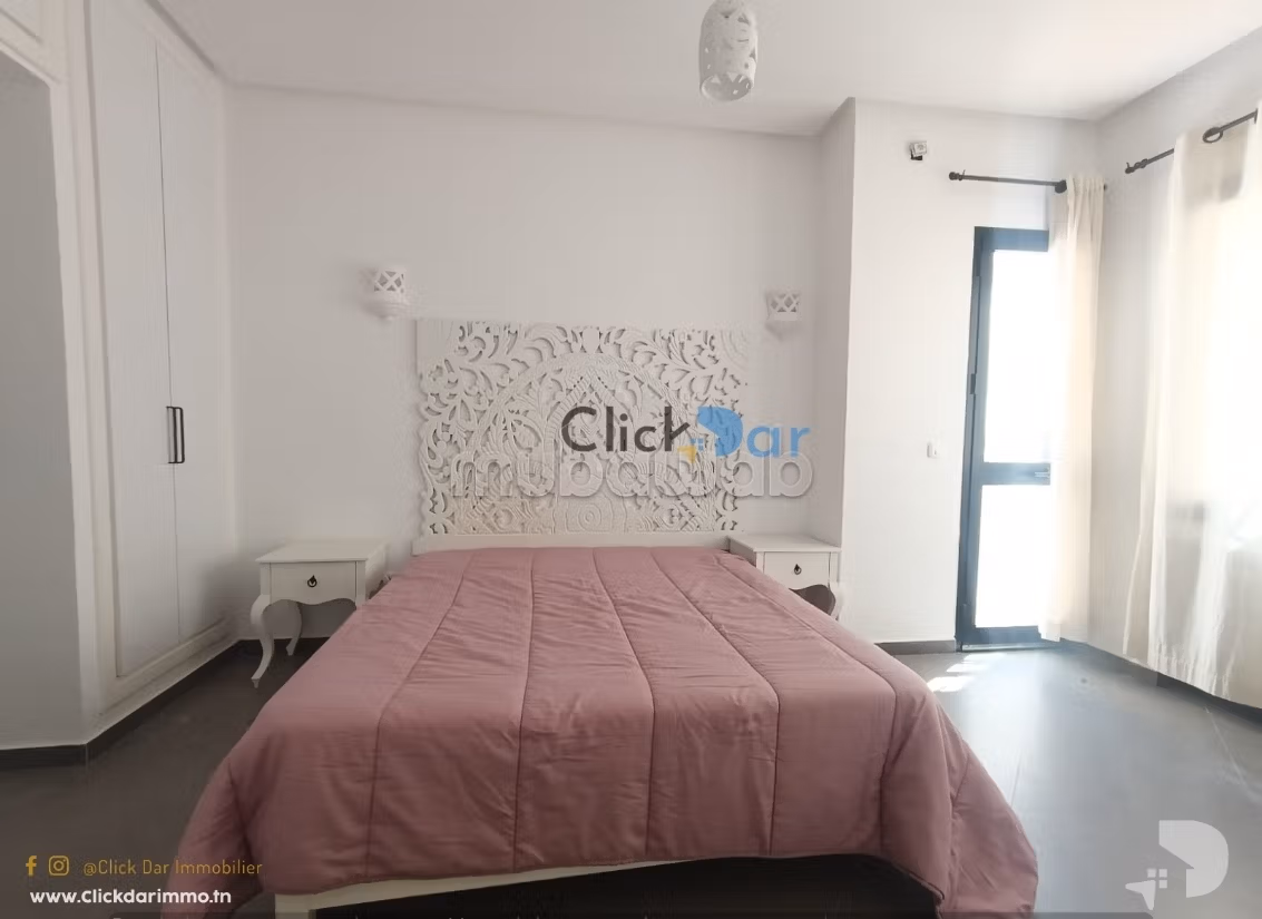 RDC S3 jardin location estivale Hammamet