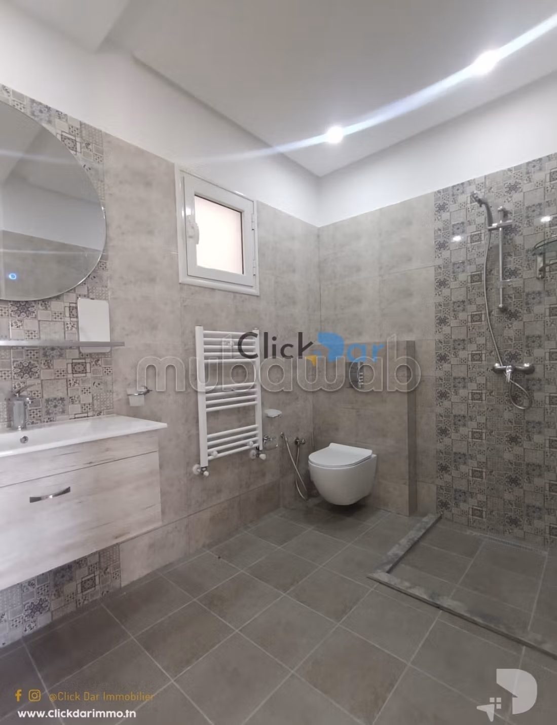 RDC S3 jardin location estivale Hammamet