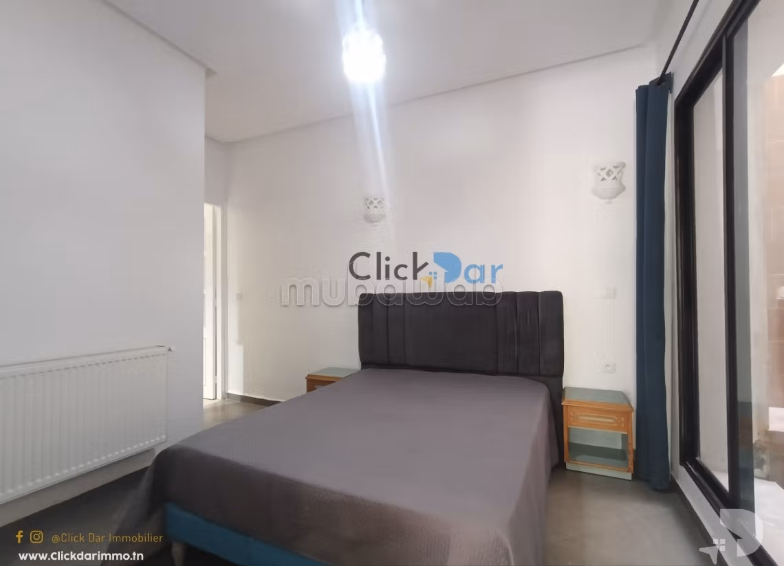 RDC S3 jardin location estivale Hammamet