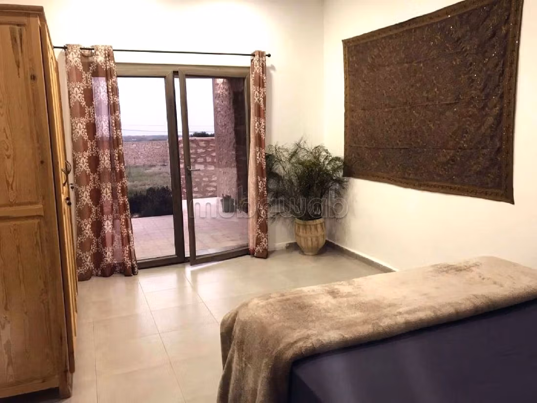 فيلات و منازل فاخرة للكراء ب سيدي كاوكي. 1 جزء. حديقة وشرفة.