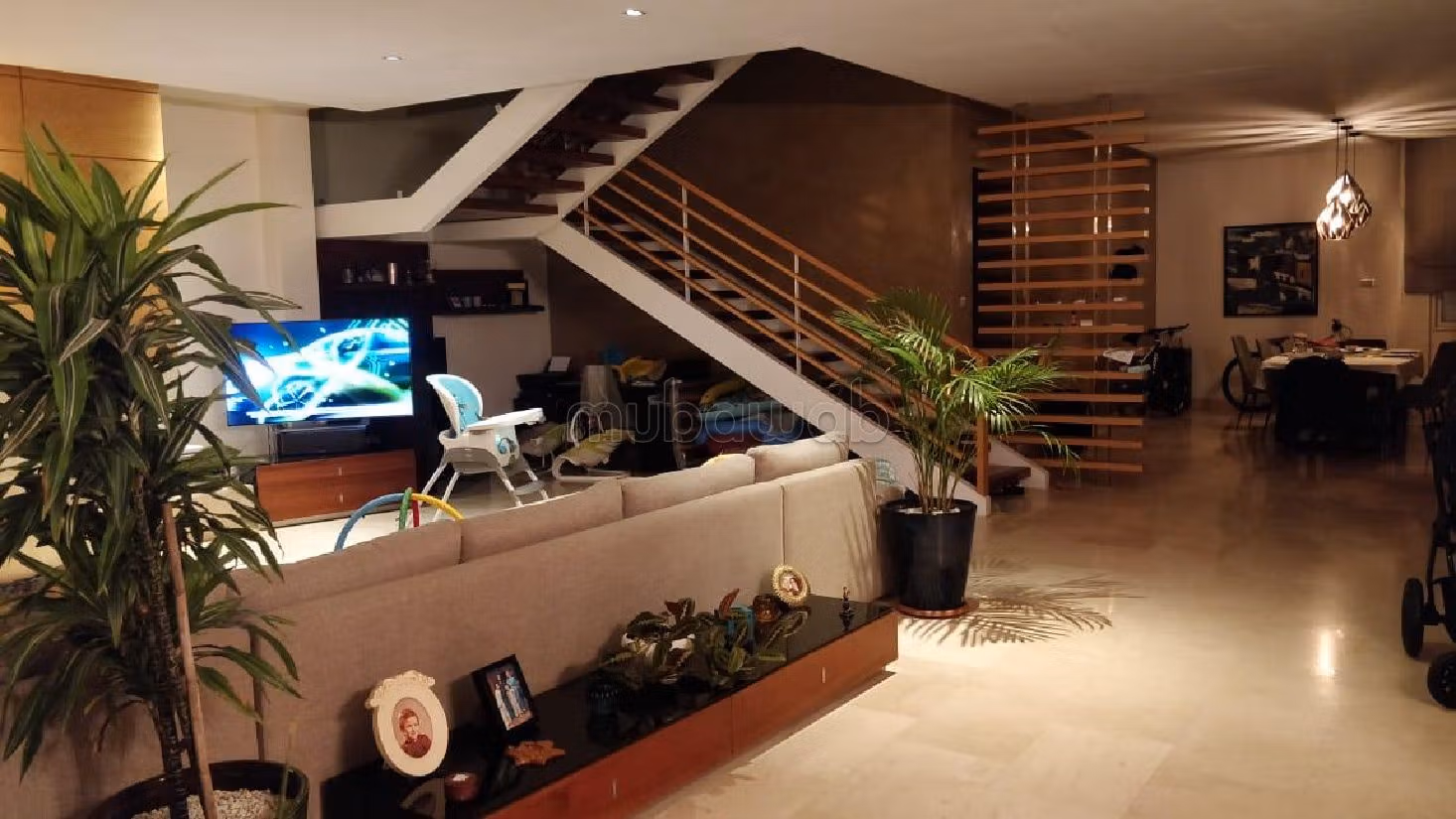 فيلا رائعة للبيع ببوسكورة. 3 غرف جميلة. صحن هوائي والأمن والحراسة. 