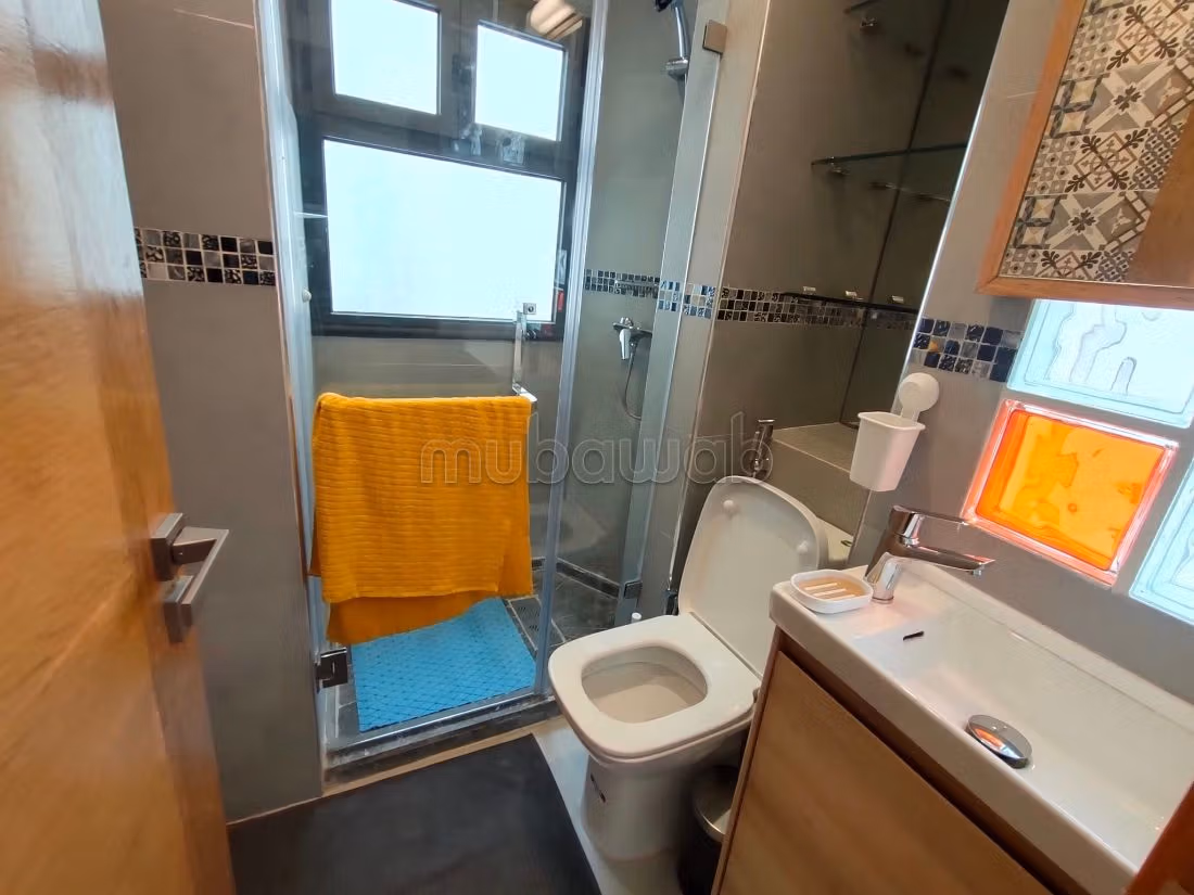 Rent this apartment in Anfa. 1 Room. Fully furnished