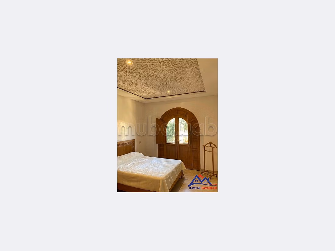 Preciosa villa en alquiler en Route de Fez. 3 hermosas habitaciones. Jardín