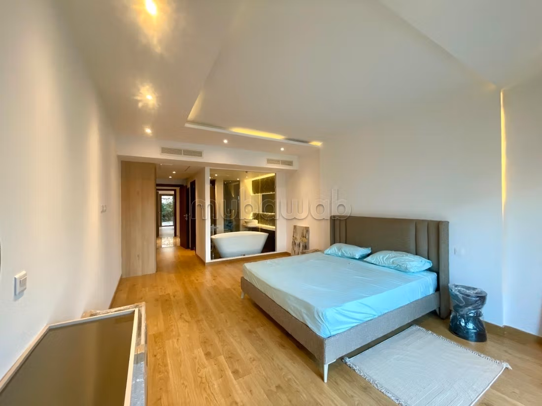 Bellissimo appartamento in affitto a Gammarth Supérieur. 2 belle camere da letto. Ammobiliato