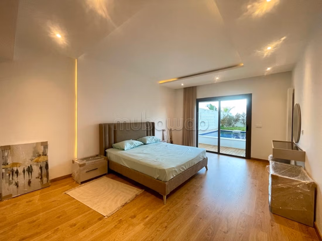 Bellissimo appartamento in affitto a Gammarth Supérieur. 2 belle camere da letto. Ammobiliato