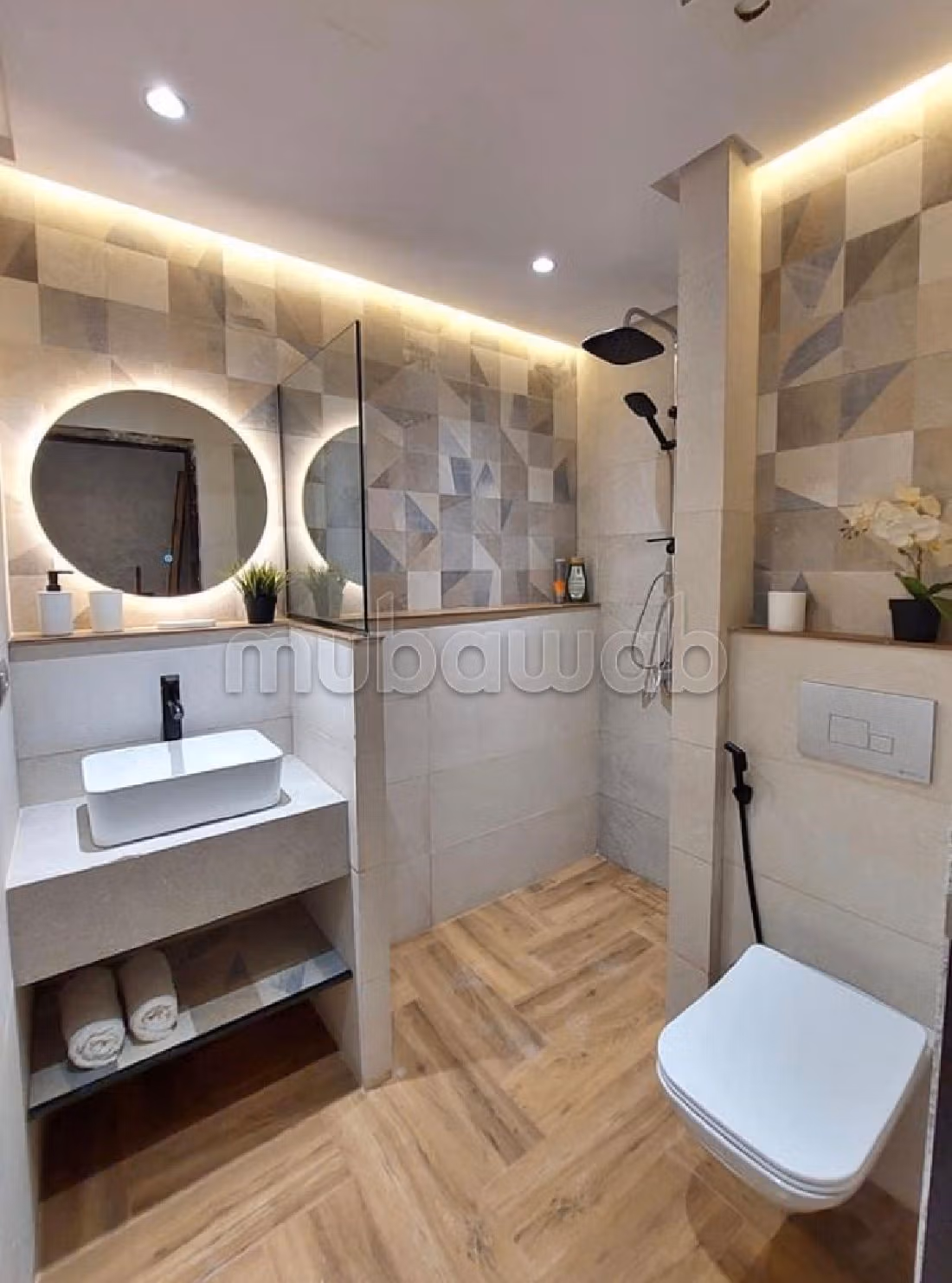 Koopappartementen in Mesnana. Totale oppervlakte 80 m². Gemeubileerd