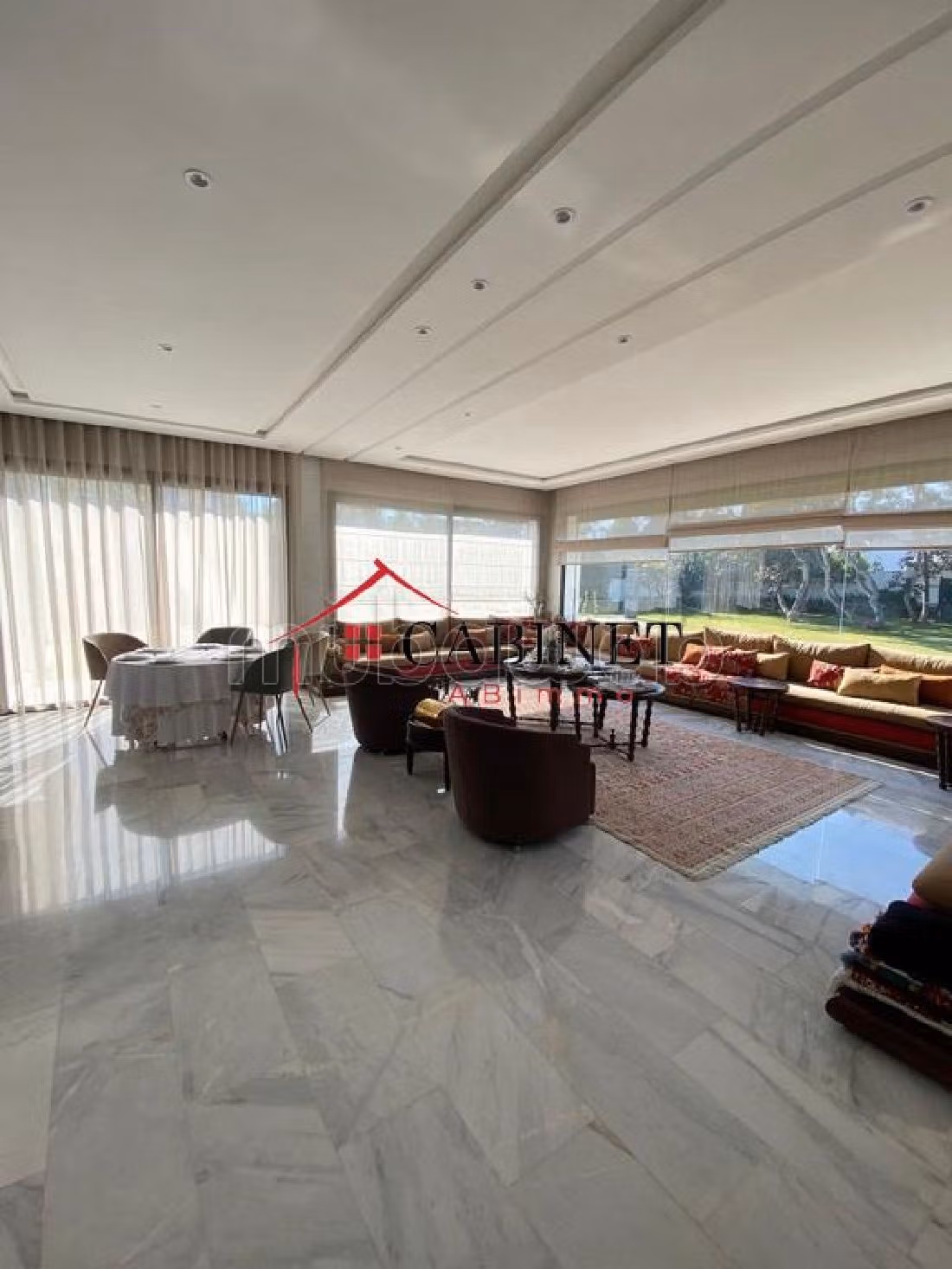 Nu te huur: villa's en luxe woningen in Souissi. 4 Slaapkamers. Volledig gemeubileerd. 