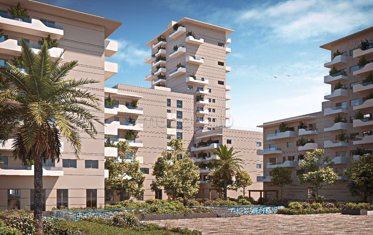 شقة رائعة للبيع. المساحة 60 م². مكيف للهواء وحوض للسباحة. 