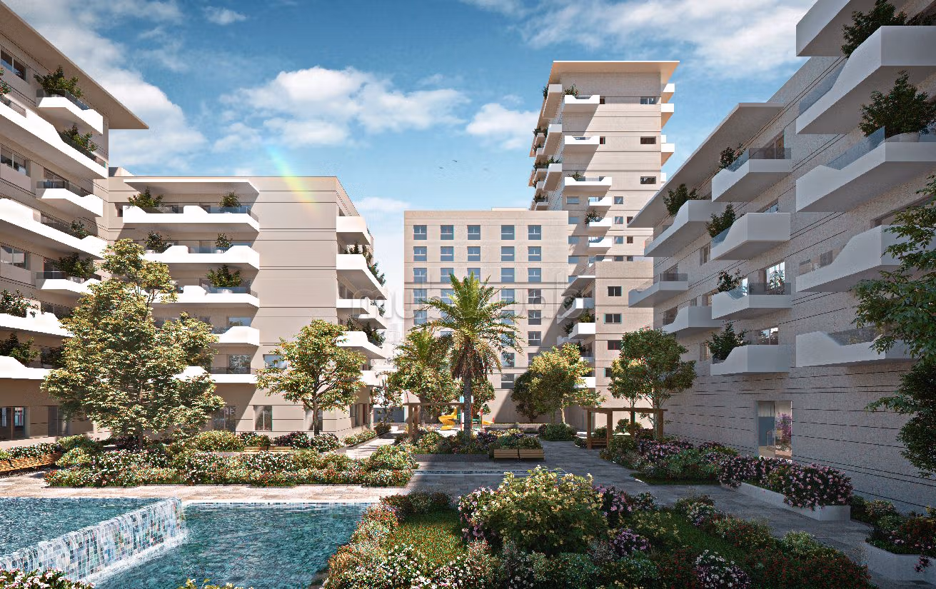 شقة رائعة للبيع. المساحة 60 م². مكيف للهواء وحوض للسباحة. 