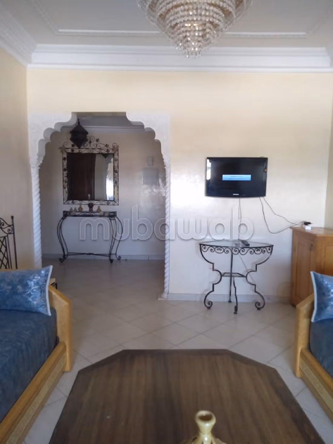 Nu te huur: appartementen in Hay Hassani. 3 Ruimtes. Volledig gemeubileerd. 