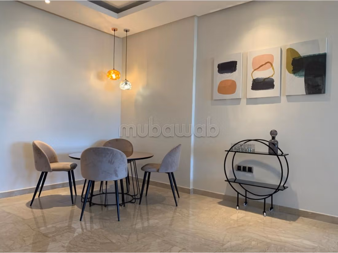 Huurappartementen beschikbaar in Palmier. Totale oppervlakte 95 m². Volledig gemeubileerd. 