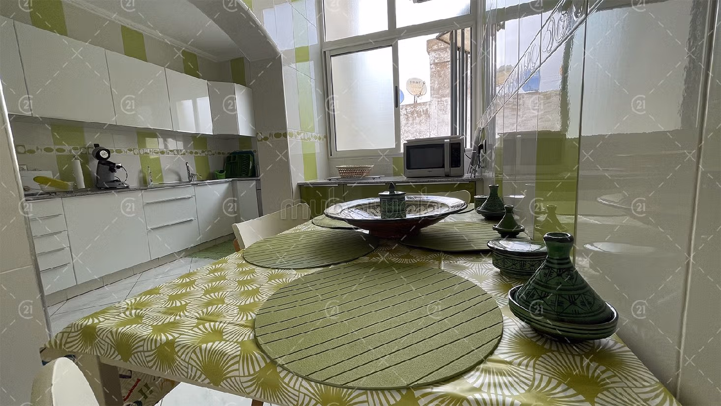 Apartment for sale in Hay Hassani. Small area 160 m². Fully furnished. 