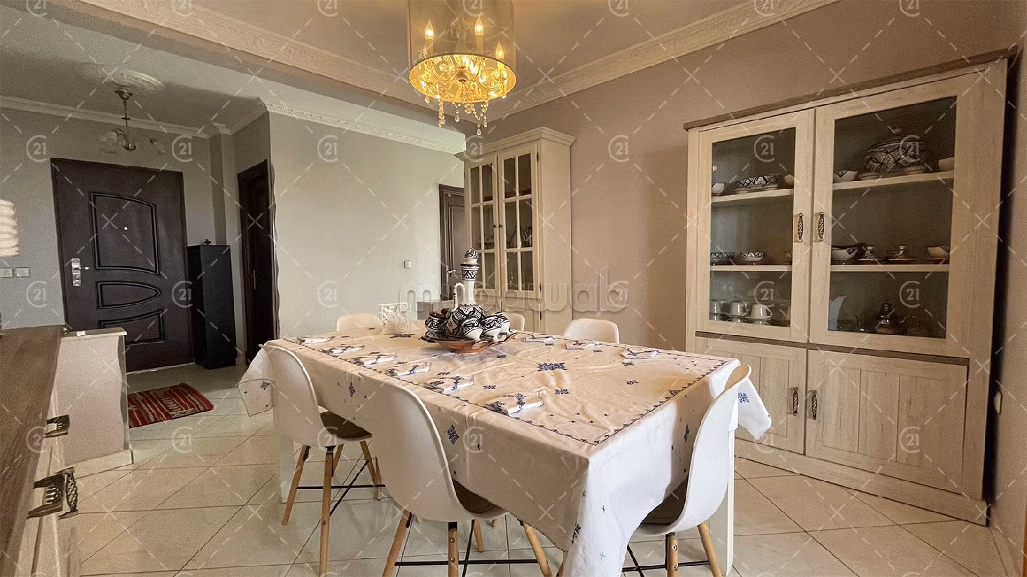 Apartment for sale in Hay Hassani. Small area 160 m². Fully furnished. 