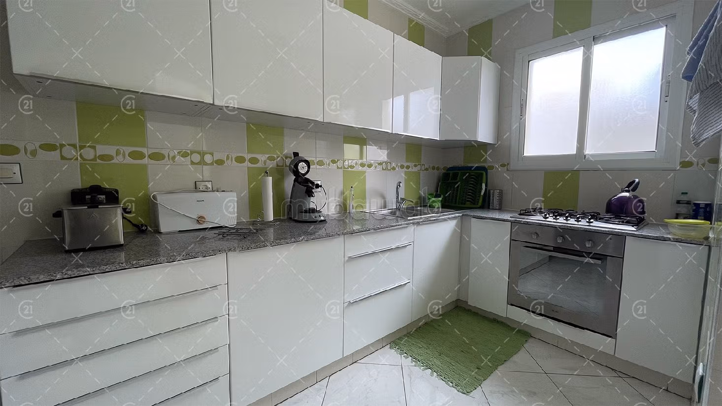 Apartment for sale in Hay Hassani. Small area 160 m². Fully furnished. 