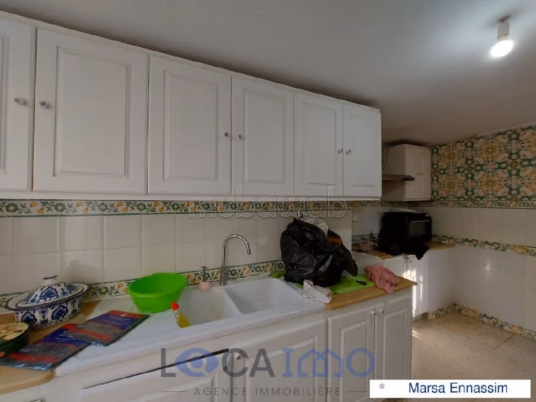 A louer une villa en S4 avec piscine à la Marsa