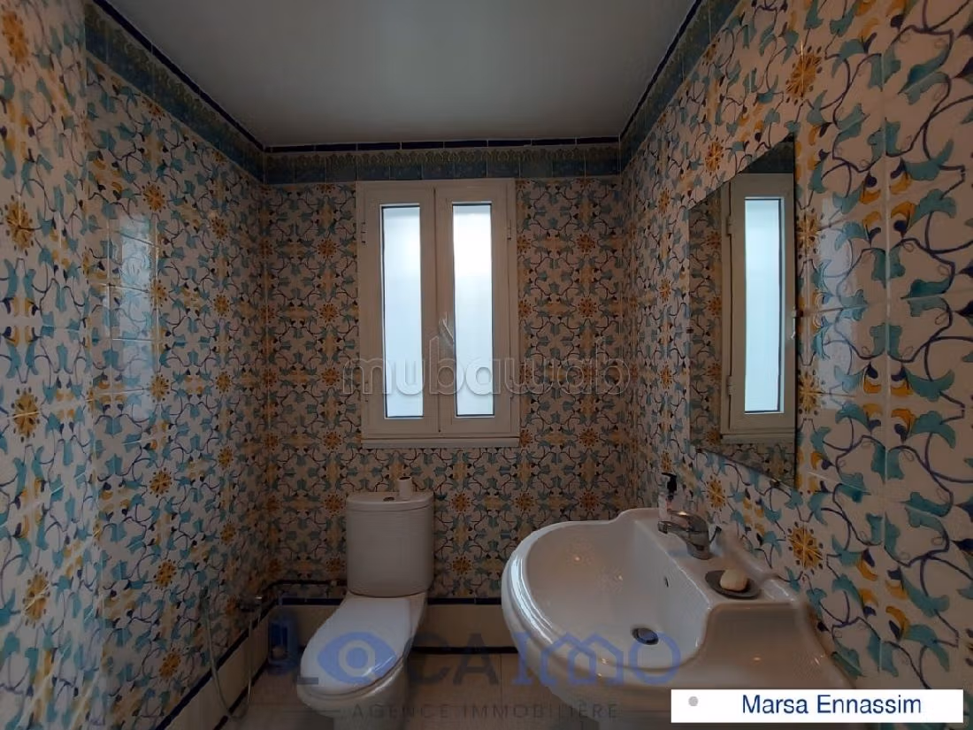A louer une villa en S4 avec piscine à la Marsa