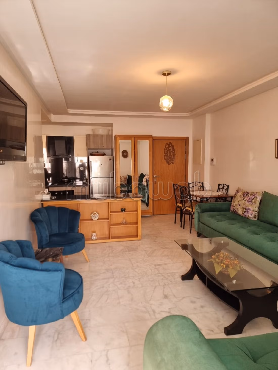 شقق للكراء بوسط المدينة. 2 قطع كبيرة. حديقة ومرآب