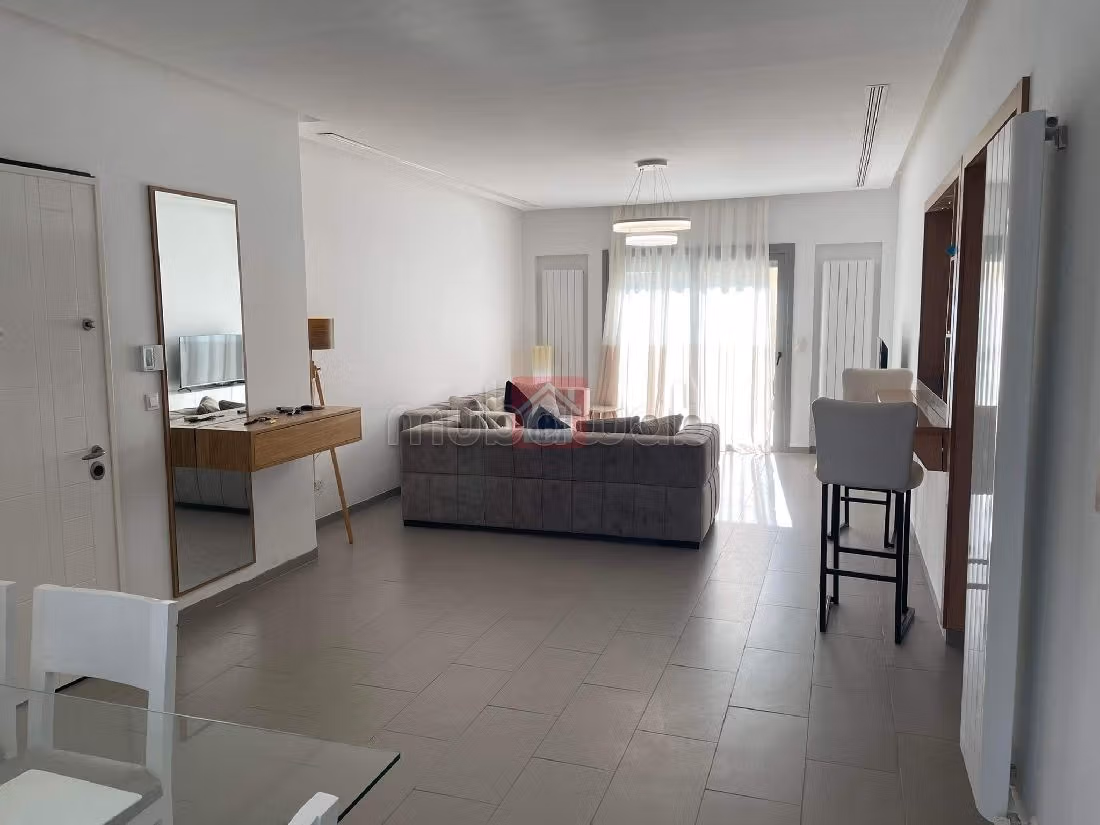 À vendre Bel Appartement au RDC à Gammarth Zone Touristique