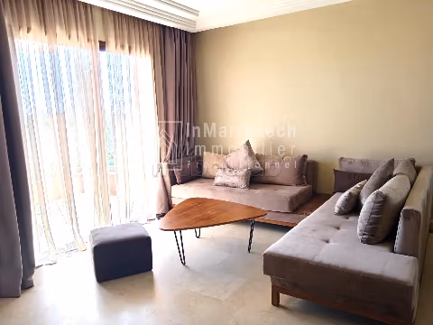 Apartment for sale in Ennakhil (Palmeraie). 5 large rooms. Fully furnished. 