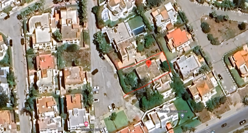 Terrain titré de 554 m²