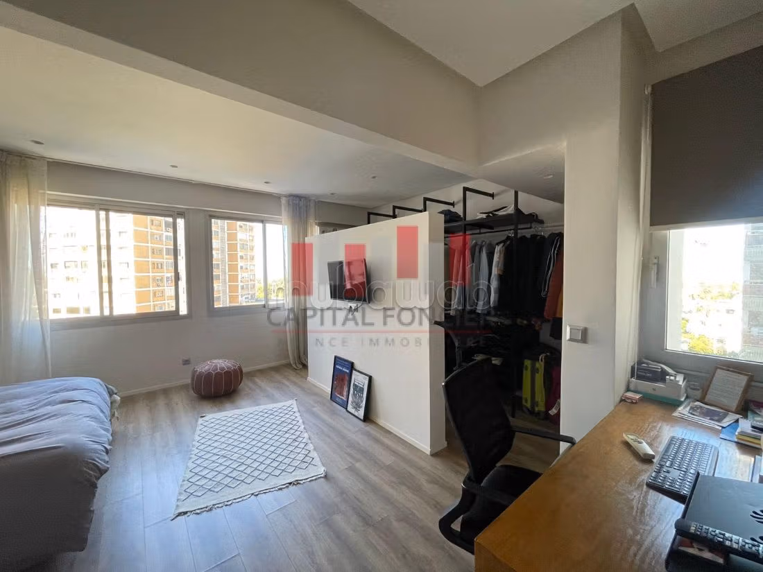 Appartementen kopen in Maârif. 2 Ruimtes. Volledig gemeubileerd