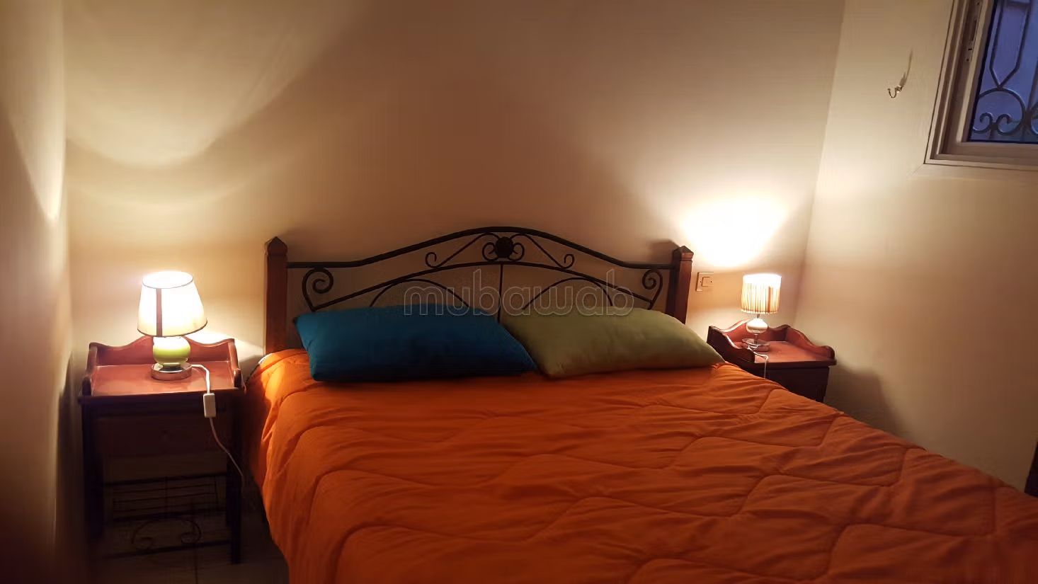 Riad for rent in Route de Fez. 3 rooms. Property with swimming pool, Integrated air conditioning.