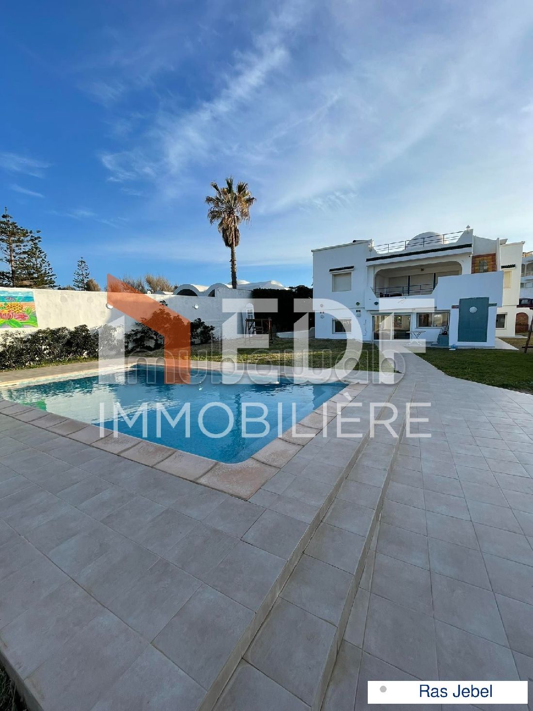 Villa pied dans l'eau à Ras Jebel, Bizerte