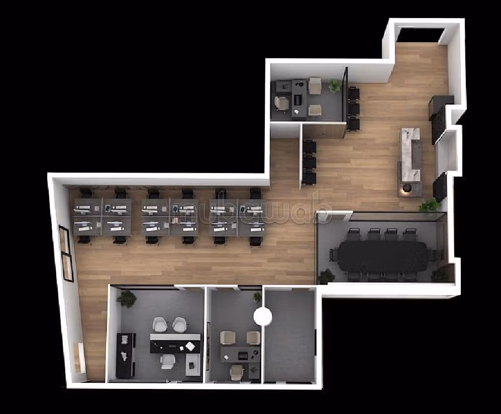 Kantoorruimte om te kopen in Palmier. Totale oppervlakte 197 m². Terras en lift. 