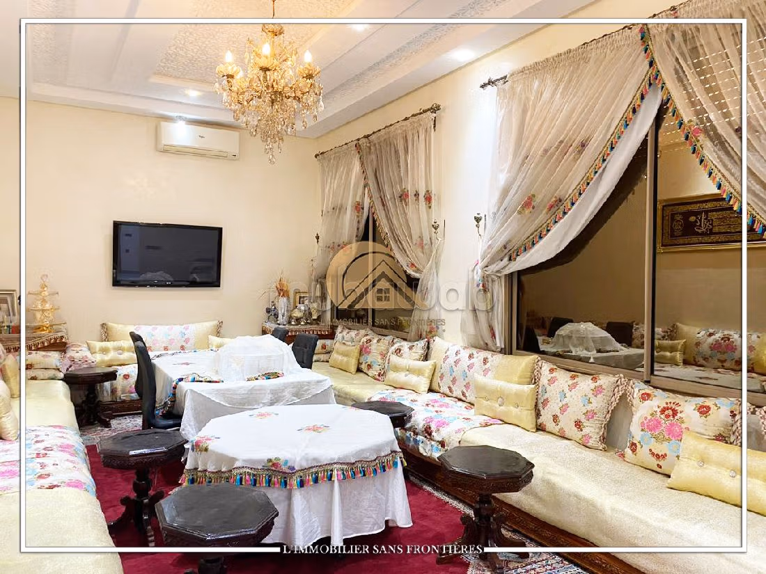 Suntuosa villa en alquiler en Hay Targa. 5 bonitas habitaciones. Con muebles