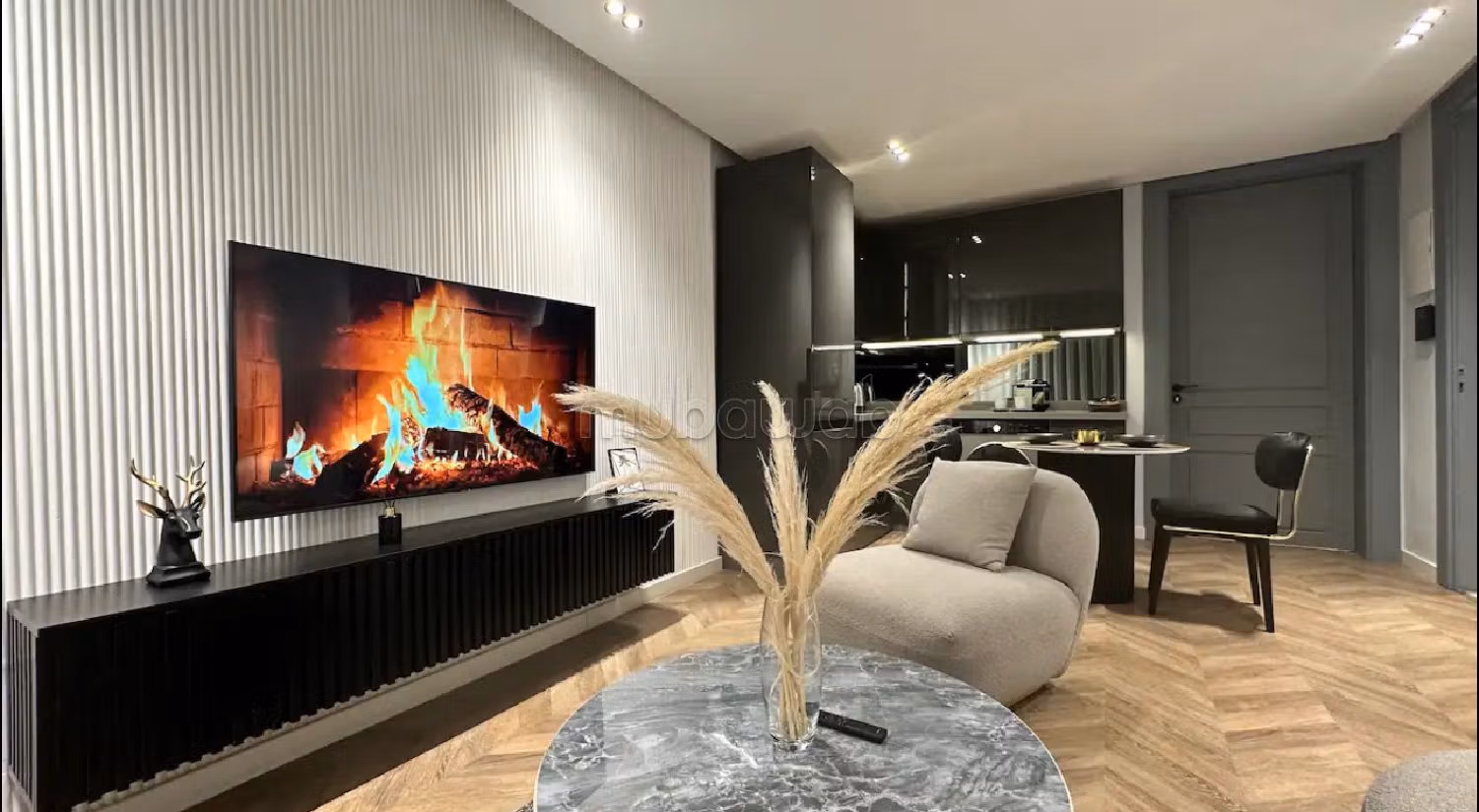 Studio élégant dans un quartier chic