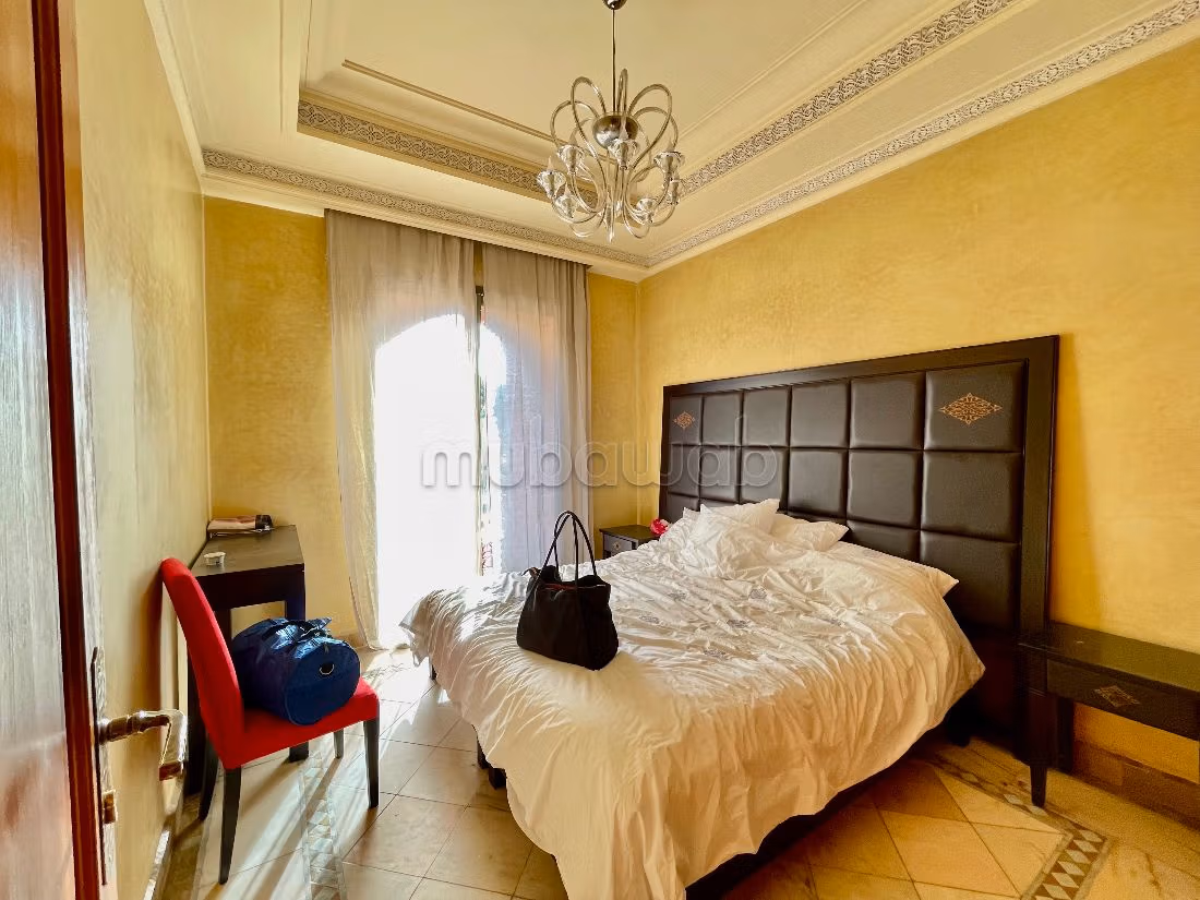 Piso en alquiler en Ennakhil (Palmeraie). 2 hermosas habitaciones. Amueblado. 