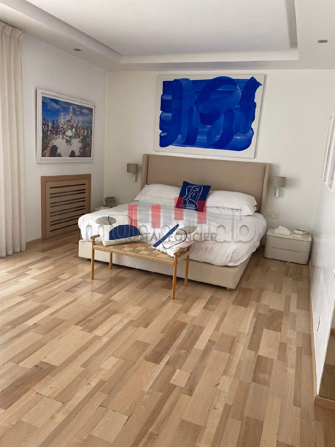 منزل ممتاز للبيع ببوسكورة. 4 قطع. مدفأة ، حمام سباحة