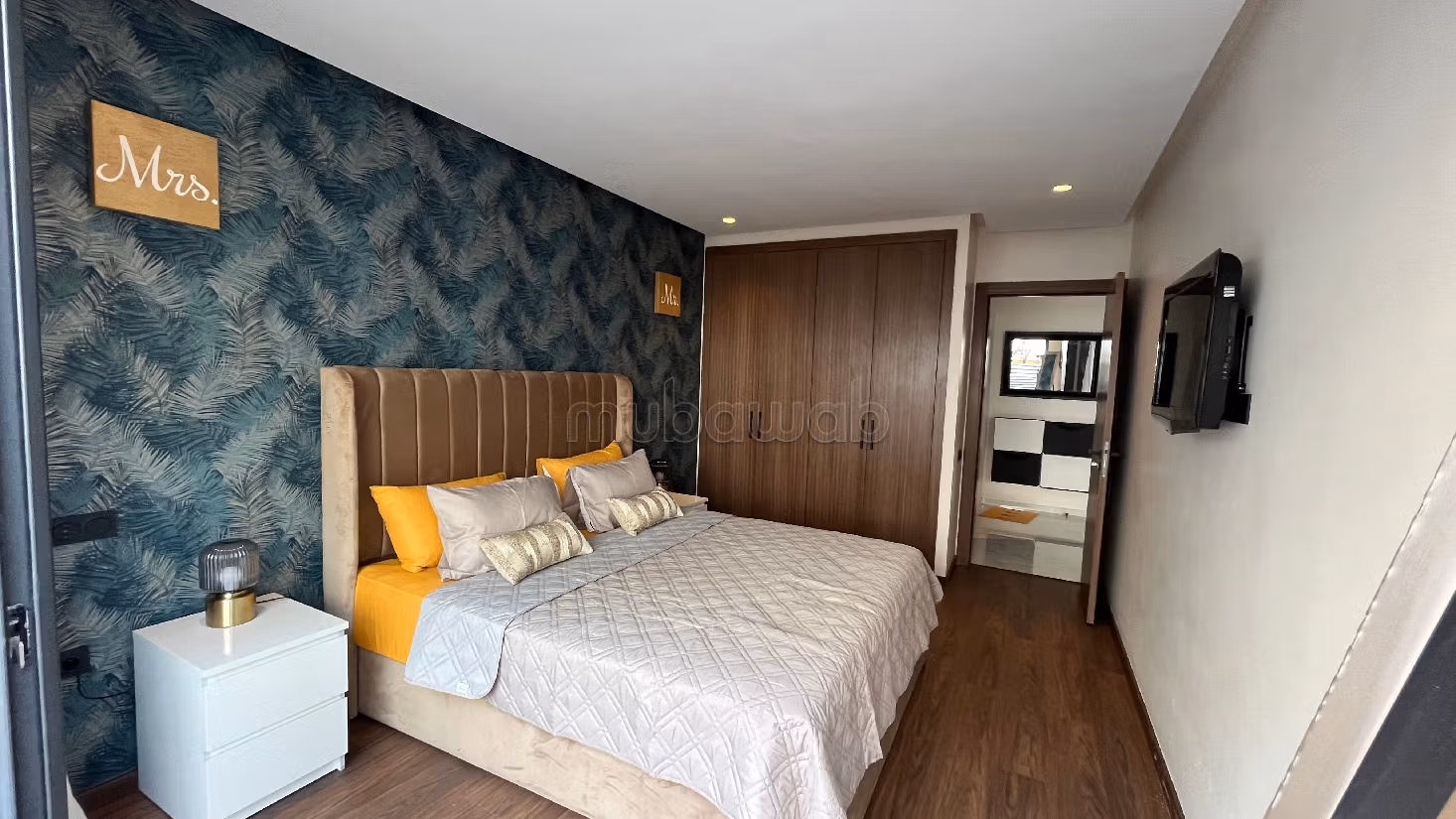 Apartment for rent in Maârif Extension. Total area 75 m². Fully furnished. 