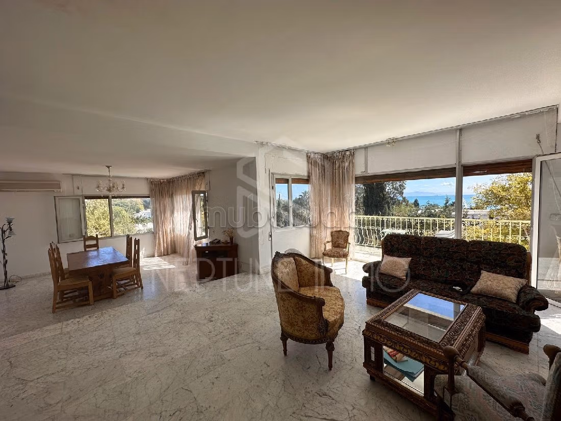 Luxury Villa for rent in Carthage. Small area 1 m². Well furnished. 