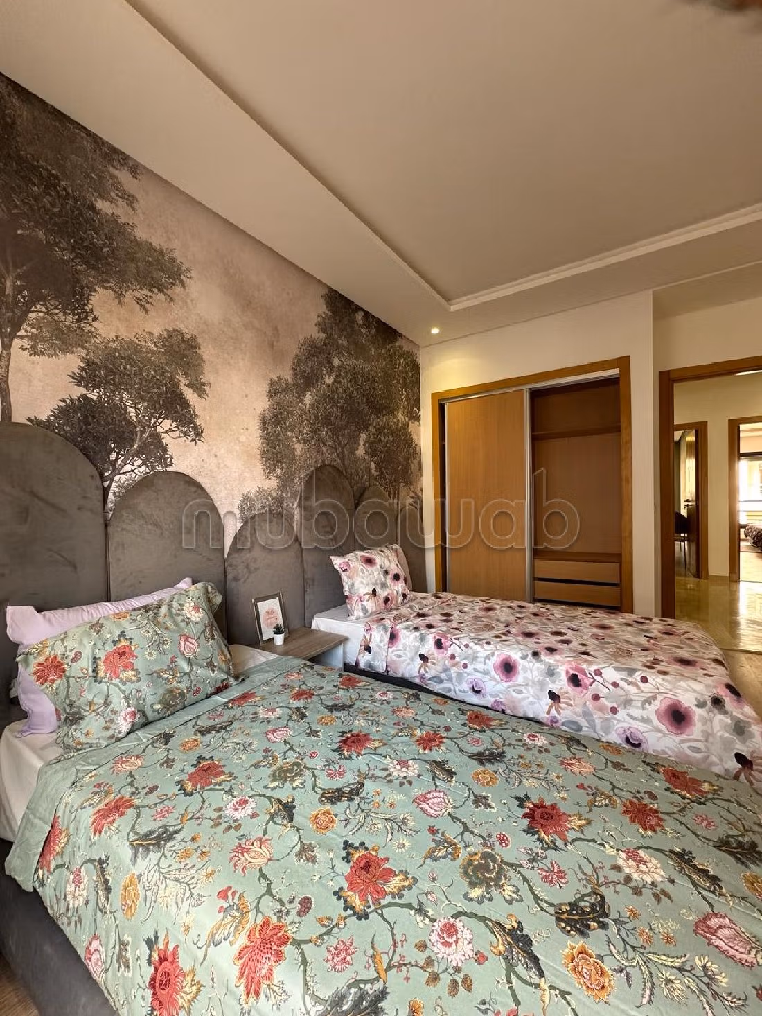 شقة للبيع ببوسكورة. المساحة الإجمالية 92 م². 