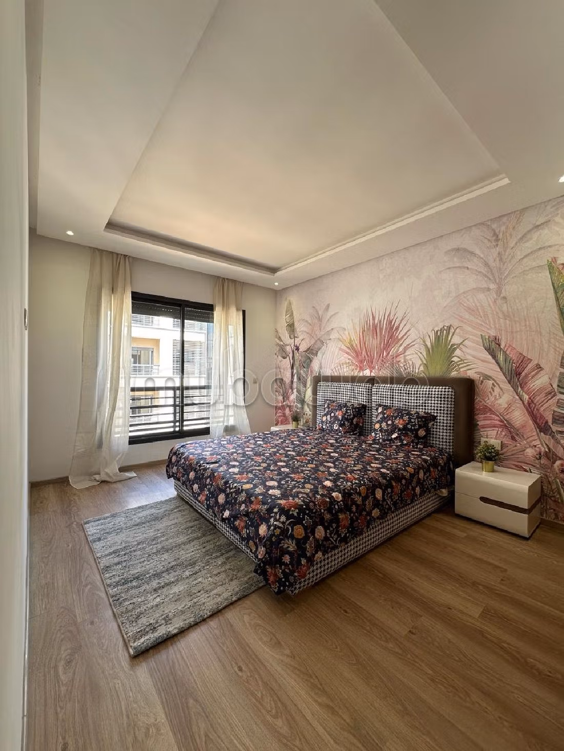 شقة للبيع ببوسكورة. المساحة الإجمالية 92 م². 