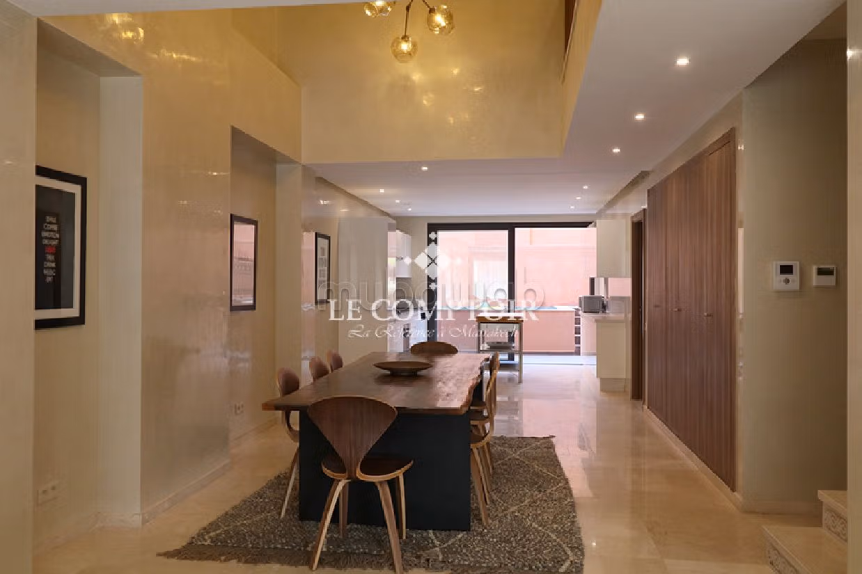 Appartementen kopen in Guéliz. 5 Kamers. Volledig gemeubileerd. 