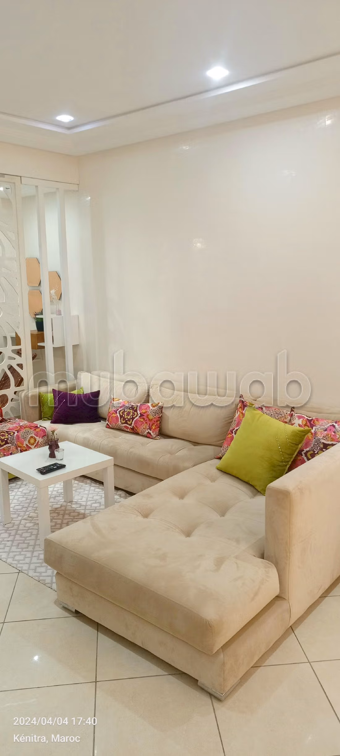 Rent this apartment in Mimosas. Area of 120 m². Furnishings.