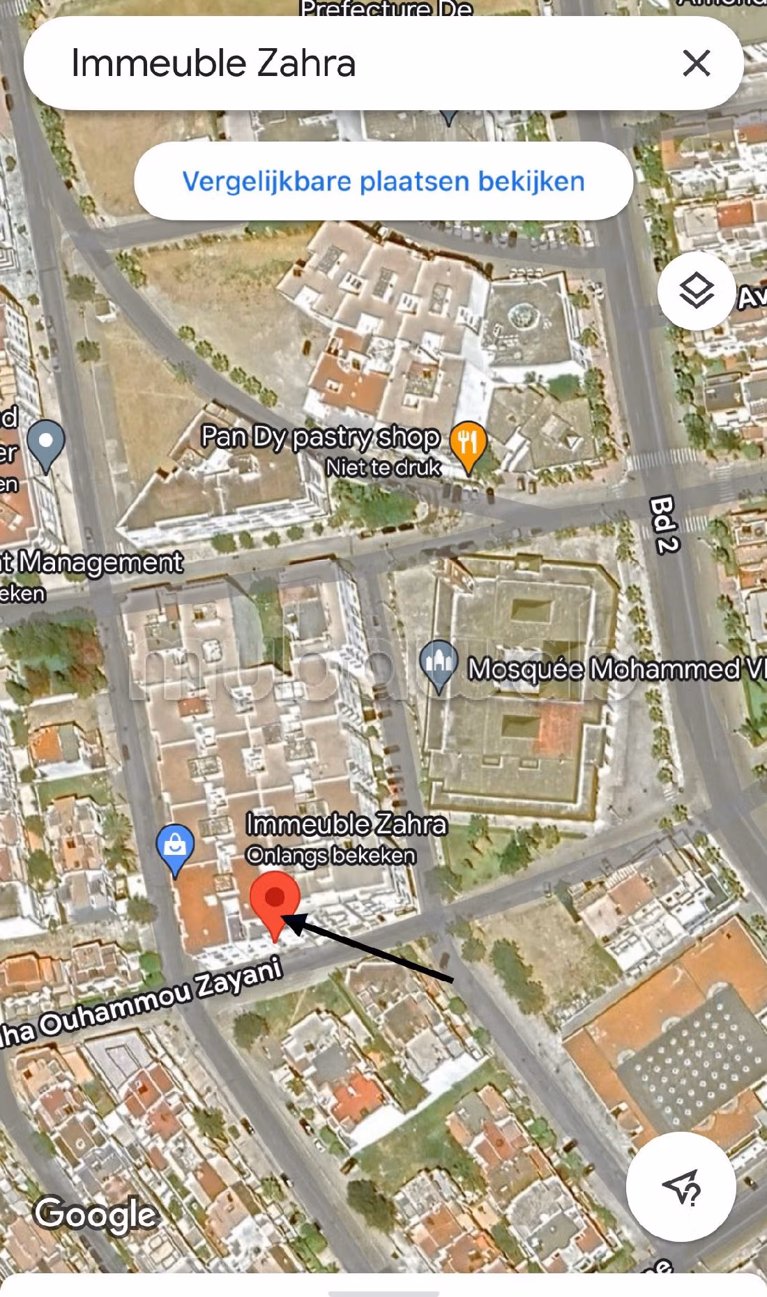 Offices & shops for sale in Wilaya. Dimension 395 m². Robust door, Residence with security.