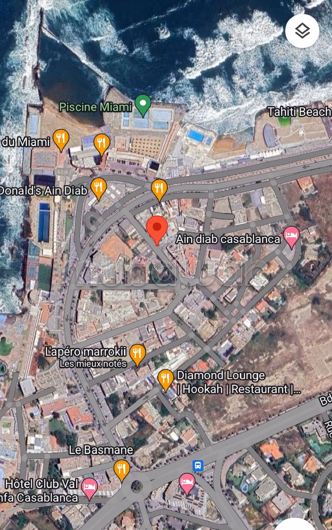 Terrain À vendre R2 Ain Diab zone touristiques