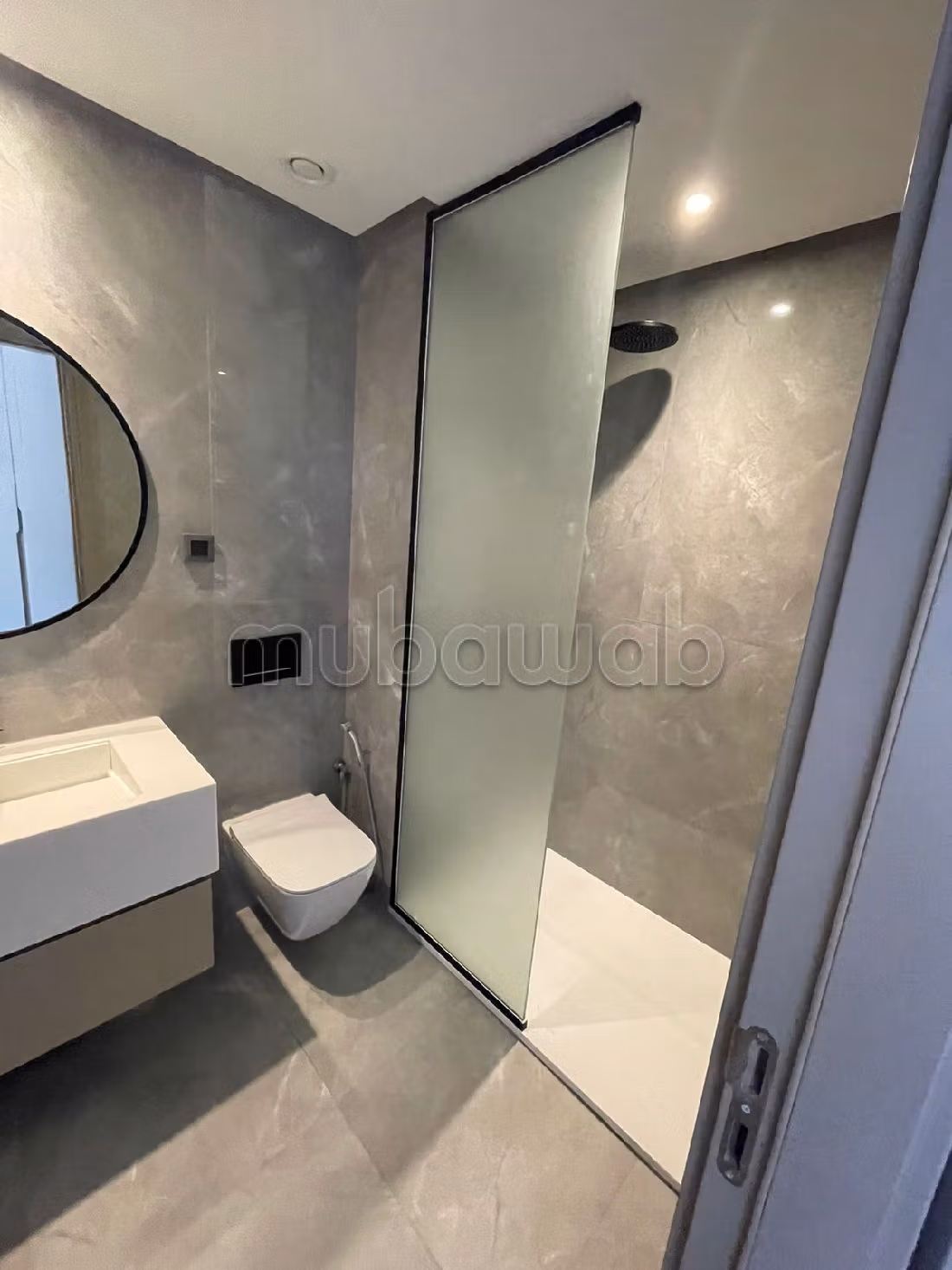 Huurappartementen in Casablanca Finance City. Oppervlakte 70 m². Lift en terras. 
